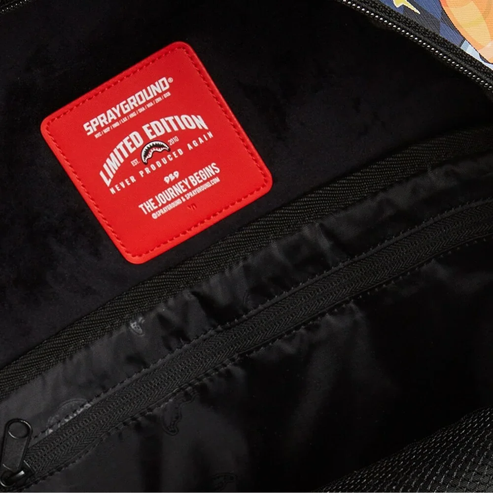 Sprayground Space Warped Backpack Unisex OS Multicolor Limited Edition Bag SGB42
